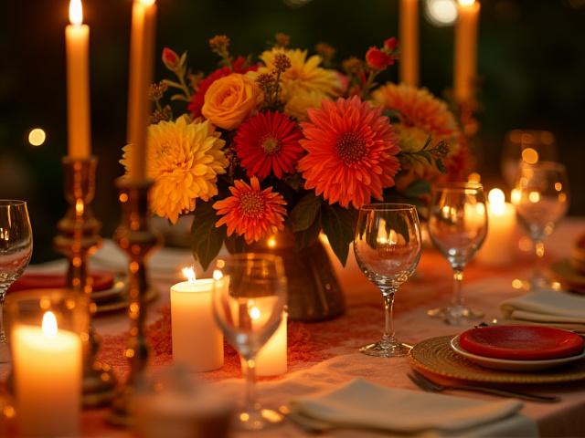 誕生日パーティーの華やかなテーブル装飾