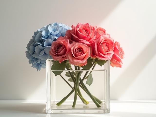 モダンで洗練されたプリザーブドフラワーのアレンジメント